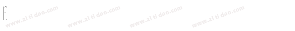 Eau de rose字体转换